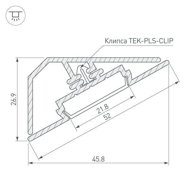 Оборудование Arlight 020909 Профиль KLUS-LOCK-FM-BASE-2000 ANOD (Arlight, Алюминий) по выгодной цене. Купить в Москве со скидкой.