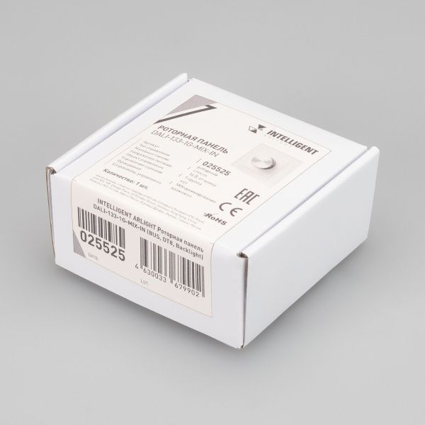 Оборудование Arlight 025525 INTELLIGENT ARLIGHT Роторная панель DALI-133-1G-MIX-IN (BUS, DT8, Backlight) (IARL, -) по выгодной цене. Купить в Москве со скидкой.