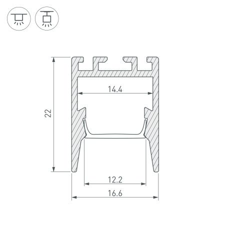 Оборудование Arlight 032856 Профиль PDS-ZM-COMFY-2000 ANOD BLACK (Arlight, Алюминий) по выгодной цене. Купить в Москве со скидкой.