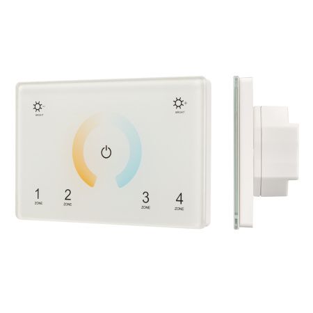 Arlight 028400 Панель Sens SMART-P81-MIX White (230V, 4 зоны, 2.4G) (Arlight, IP20 Пластик, 5 лет)