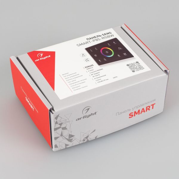 Оборудование Arlight 028405 Панель Sens SMART-P85-RGBW Black (230V, 4 зоны, 2.4G) (Arlight, IP20 Пластик, 5 лет) по выгодной цене. Купить в Москве со скидкой.