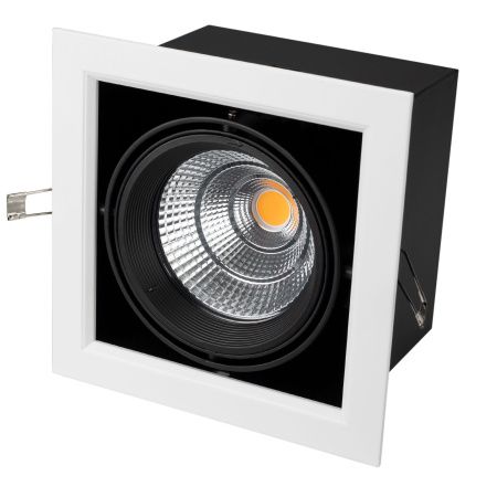 Arlight 026500 Светильник CL-KARDAN-S190x190-25W White6000 (WH-BK, 30 deg) (Arlight, IP20 Металл, 3 года)