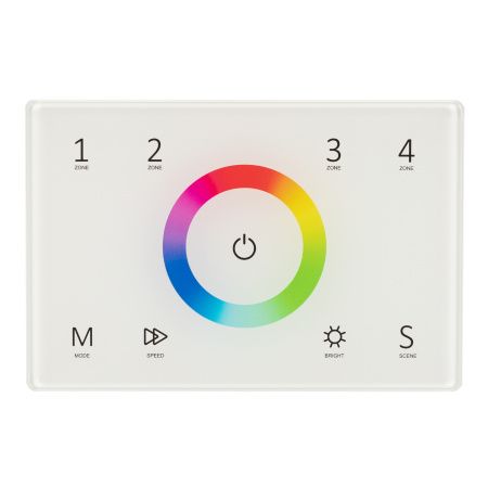 Оборудование Arlight 028402 Панель Sens SMART-P83-RGB White (230V, 4 зоны, 2.4G) (Arlight, IP20 Пластик, 5 лет) по выгодной цене. Купить в Москве со скидкой.