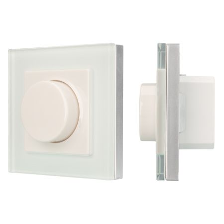 Arlight 028423 Панель SMART-P89-DIM-IN White (230V, 1.2A, TRIAC, Rotary, 2.4G) (Arlight, Пластик)