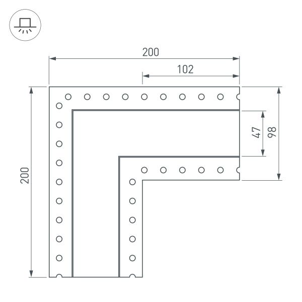 Оборудование Arlight 030106 Угол SL-LINIA45-FANTOM (Arlight, Металл) по выгодной цене. Купить в Москве со скидкой.