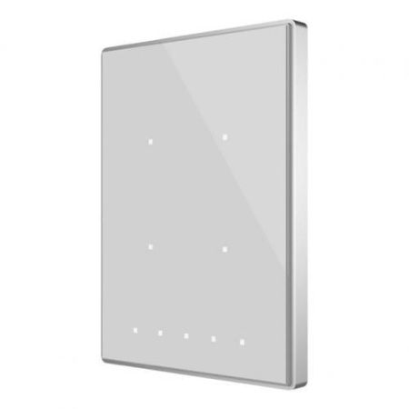 Zennio Выключатель сенсорный KNX Touch-MyDesign Plus, 4-кнопочный, цвет: Серебряный ZVI-TMDP4-PS