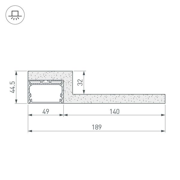 Оборудование Arlight 022265 Гипсокартонный Модуль ARL-LINE-EDGE-50-2000 (ГКЛ 12.5мм) (Arlight, -) по выгодной цене. Купить в Москве со скидкой.