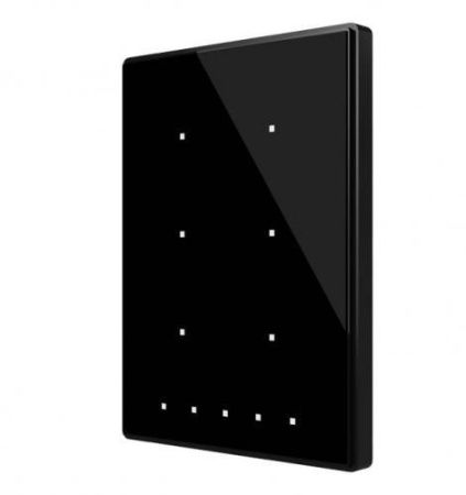 Zennio ZVI-TMDP6-PA Выключатель сенсорный KNX Touch-MyDesign Plus, цвет: Чёрный