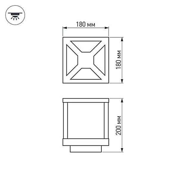 Оборудование Arlight 021812 Светильник LGD-Wall-Cub-4B-12W Warm White (Arlight, IP54 Металл, 3 года) по выгодной цене. Купить в Москве со скидкой.