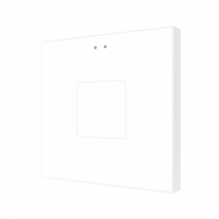 Zennio Выключатель KNX сенсорный с подсветкой, цвет: Белый, оттенок: Глянцевый ZVI-F1-GW