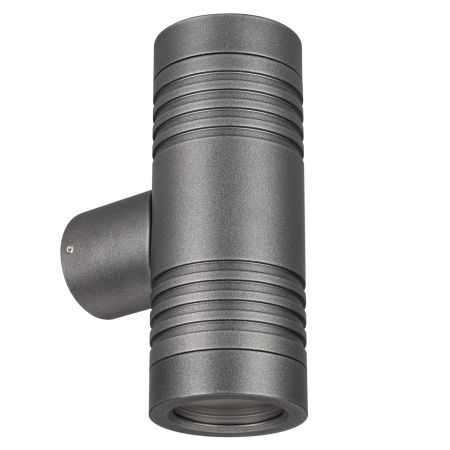 Arlight 033306 Светильник LGD-RAY-WALL-TWIN-R46-2x3W Warm3000 (GR, 24 deg, 230V) (Arlight, IP65 Металл, 3 года)