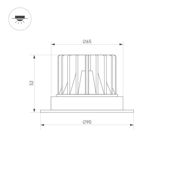 Оборудование Arlight 037059 Светильник MS-ATLAS-TRIMLESS-R50-8W Day4000 (WH, 32deg, 230V) (Arlight, IP20 Металл, 5 лет) по выгодной цене. Купить в Москве со скидкой.