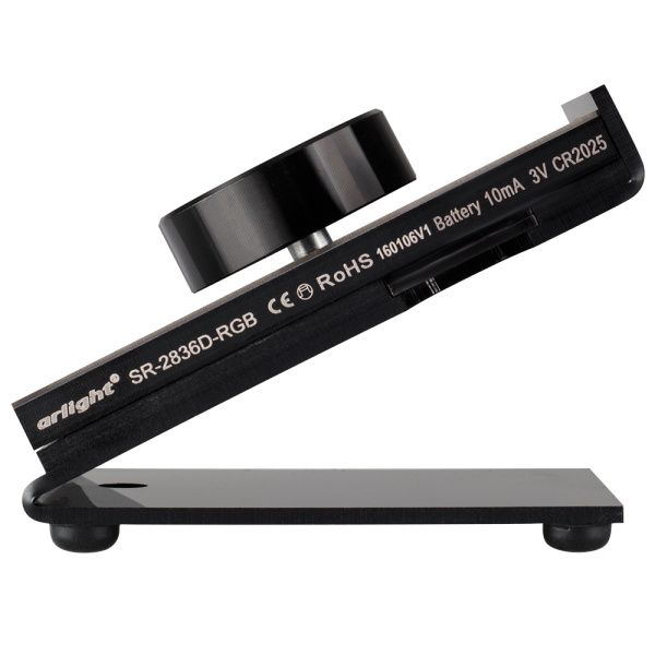 Оборудование Arlight 019571 Панель Rotary SR-2836D-RGB-RF-UP Black (3V, RGB) (Arlight, IP20 Пластик, 3 года) по выгодной цене. Купить в Москве со скидкой.