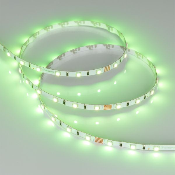 Оборудование Arlight 030164(2) Светодиодная лента RT-G60-5mm 24V RGB (6.6 W/m, IP20, 3838, 5m) (Arlight, узкая) по выгодной цене. Купить в Москве со скидкой.