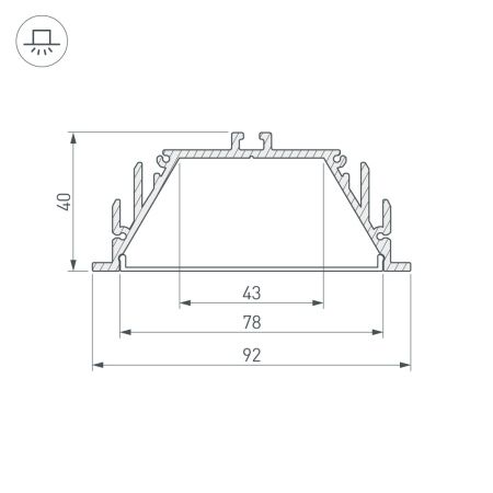 Оборудование Arlight 016472 Профиль с экраном ALU-POWER-RW80F-2000 ANOD+FROST (Arlight, Алюминий) по выгодной цене. Купить в Москве со скидкой.