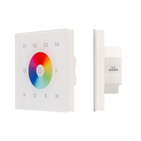 Arlight 021038 Панель Sens SR-2820B-AC-RF-IN White (220V,RGBW,1 зона) (Arlight, IP20 Пластик, 3 года)