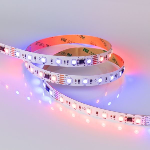 Оборудование Arlight 029435 Светодиодная лента DMX-5000-5060-60 24V Cx6 RGB (12mm, 14.4W/m, IP20) (Arlight, Открытый, IP20) по выгодной цене. Купить в Москве со скидкой.