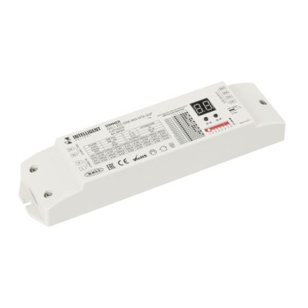 Arlight 031311 INTELLIGENT ARLIGHT Диммер DALI-202-50W-MIX-DT8-SUF (230V, CATHODE, 250-1500mА) (IARL, Пластик)