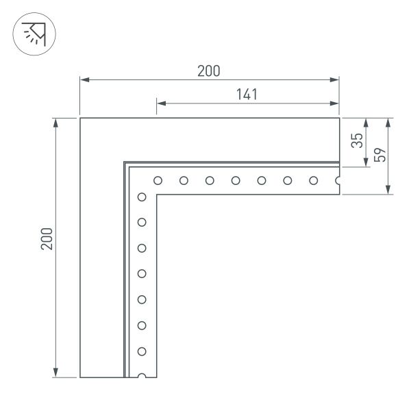 Оборудование Arlight 030100 Угол SL-LINIA32-FANTOM-EDGE внутренний (Arlight, Металл) по выгодной цене. Купить в Москве со скидкой.