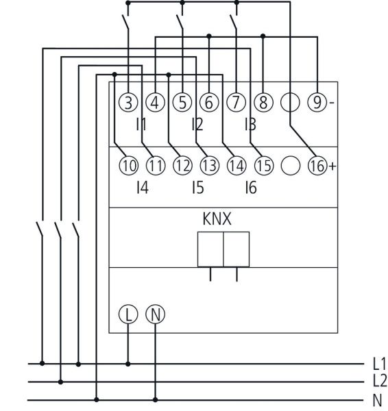 Оборудование Theben 4940230 Бинарный вход, 6 каналов FIX1 BM 6 T KNX по выгодной цене. Купить в Москве со скидкой.