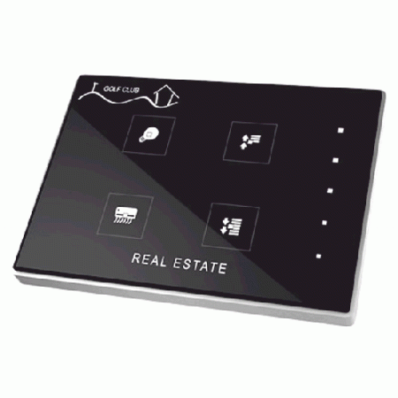 Zennio Выключатель сенсорный KNX Touch-MyDesign Plus, 4-кнопочный, цвет: Цвет на выбор ZVI-TMDP4