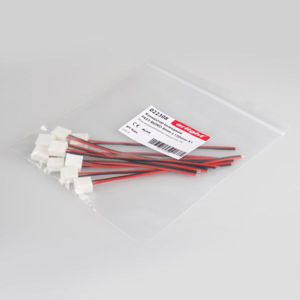Оборудование Arlight 022308 Коннектор выводной FAST-MONO-8mm-L150mm-X1 (Arlight, -) по выгодной цене. Купить в Москве со скидкой.