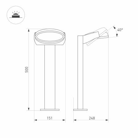 Оборудование Arlight 029982 Светильник LGD-EYE-BOLL-H500-6W Warm3000 (GR, 117 deg, 230V) (Arlight, IP54 Металл, 3 года) по выгодной цене. Купить в Москве со скидкой.