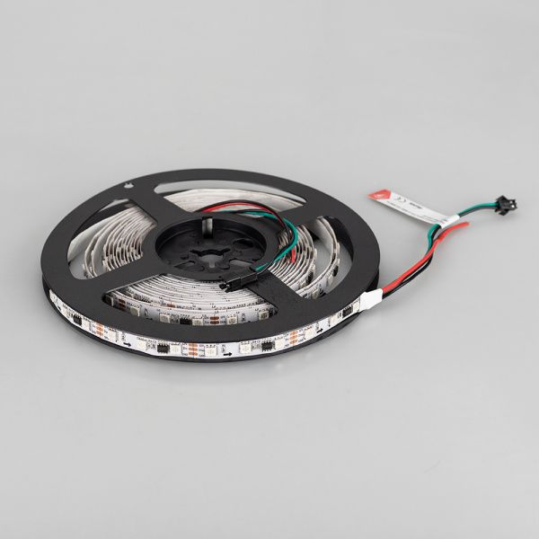 Оборудование Arlight 026367(1) Светодиодная лента SPI-5000-5060-60 12V Cx3 RGB (10mm, 14.4W/m, IP20) (Arlight, Открытый, IP20) по выгодной цене. Купить в Москве со скидкой.