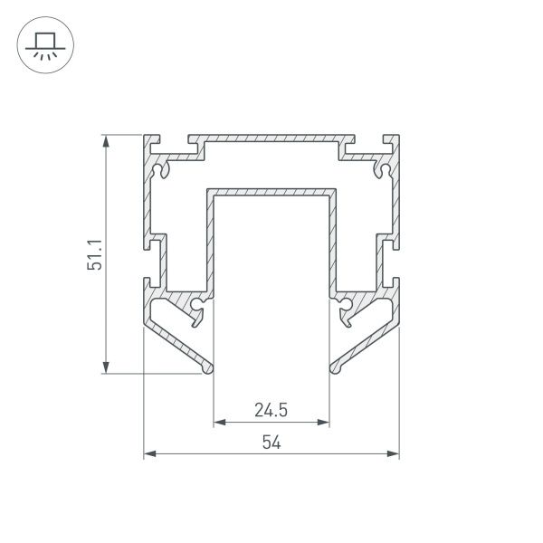 Оборудование Arlight 035719 Профиль-держатель MAG-STRETCH-25-2000 (Arlight, Алюминий) по выгодной цене. Купить в Москве со скидкой.