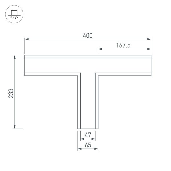 Оборудование Arlight 030128 Тройник SL-LINIA65-F (Arlight, Металл) по выгодной цене. Купить в Москве со скидкой.