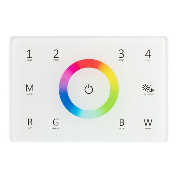 Оборудование Arlight 028404 Панель Sens SMART-P85-RGBW White (230V, 4 зоны, 2.4G) (Arlight, IP20 Пластик, 5 лет) по выгодной цене. Купить в Москве со скидкой.