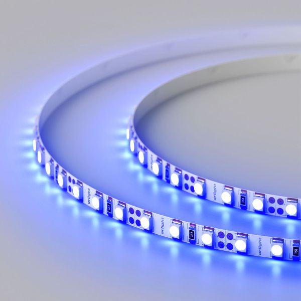 Оборудование Arlight 015004(1) Светодиодная лента RT 2-5000 12V Blue 5mm 2x (3528, 600 LED, LUX) (Arlight, 9.6 Вт/м, IP20) по выгодной цене. Купить в Москве со скидкой.