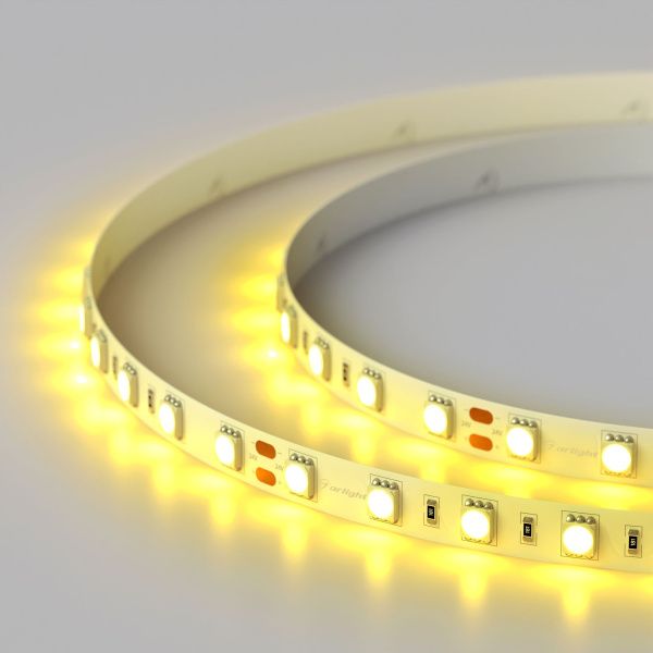 Оборудование Arlight 008816 Светодиодная лента RT 2-5000 24V Yellow 2x (5060, 300 LED, LUX) (Arlight, 14.4 Вт/м, IP20) по выгодной цене. Купить в Москве со скидкой.