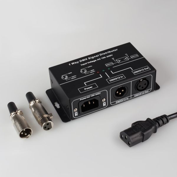 Оборудование Arlight 016921 Усилитель DMX-сигнала LN-DMX-1CH (220V) (Arlight, IP20 Металл, 1 год) по выгодной цене. Купить в Москве со скидкой.