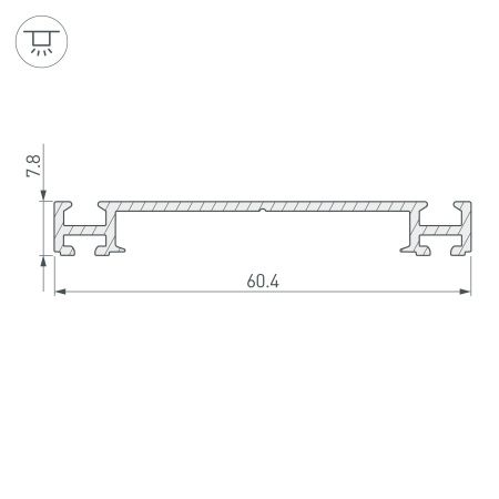 Оборудование Arlight 019870 Профиль-держатель PHS-3X-BASE-H7.8-2000 ANOD (Arlight, Алюминий) по выгодной цене. Купить в Москве со скидкой.