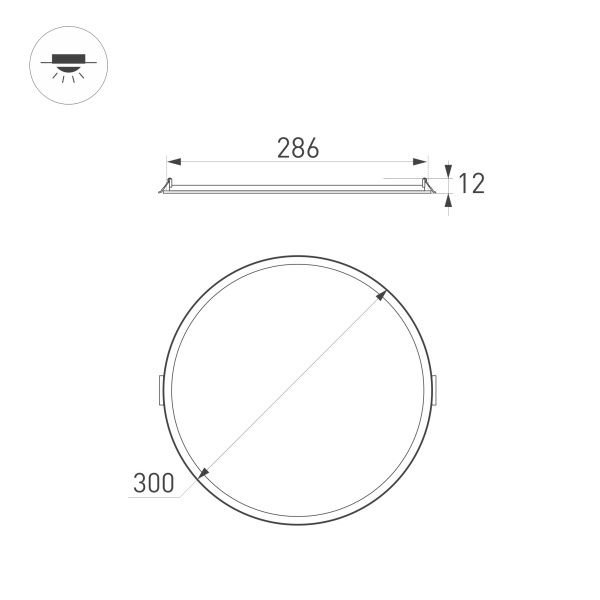 Оборудование Arlight 036068 Светильник DL-EDGE-R300-24W Warm3000 (WH, 115 deg, 230V) (Arlight, IP40 Металл, 3 года) по выгодной цене. Купить в Москве со скидкой.