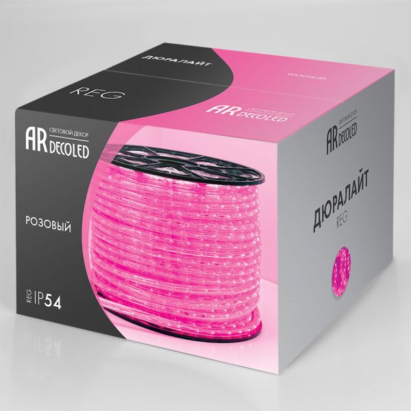 Оборудование Arlight 024641 Дюралайт ARD-REG-FLASH Pink (220V, 36 LED/m, 100m) (Ardecoled, Закрытый) по выгодной цене. Купить в Москве со скидкой.