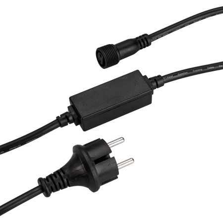 Arlight 025888 Шнур питания ARD-PRO-STD-1.5M Black (230V, 1.6A) (Ardecoled, Закрытый)