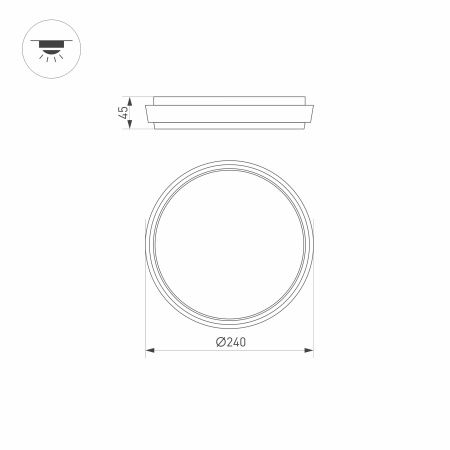 Оборудование Arlight 032424 Светильник LGD-GIRO-R240-25W Day4000 (GR, 110 deg, 230V) (Arlight, IP54 Металл, 3 года) по выгодной цене. Купить в Москве со скидкой.