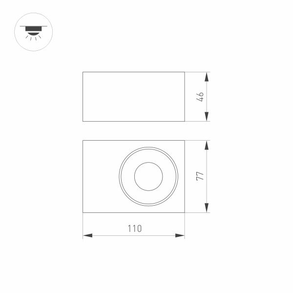 Оборудование Arlight 031710 Корпус PLURIO-BASE-SURFACE-S112x79 (BK, 1-2, 200mA) (Arlight, IP20 Металл, 3 года) по выгодной цене. Купить в Москве со скидкой.