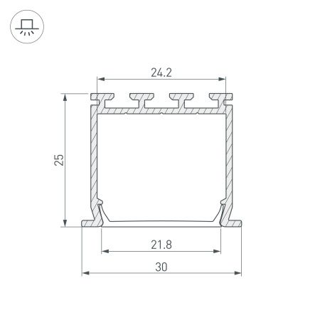 Оборудование Arlight 023386 Профиль PLS-LOCK-H25-FS-3000 ANOD (Arlight, Алюминий) по выгодной цене. Купить в Москве со скидкой.