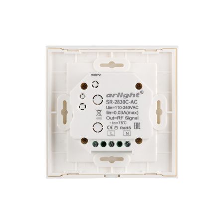 Оборудование Arlight 021035 Панель Sens SR-2830C-AC-RF-IN White (220V,RGB+CCT,4зоны) (Arlight, IP20 Пластик, 3 года) по выгодной цене. Купить в Москве со скидкой.