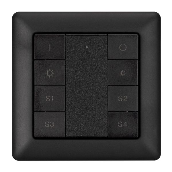 Оборудование Arlight 029243 INTELLIGENT ARLIGHT Панель DALI-223-1G-4S-IN-BLACK (BUS) (IARL, -) по выгодной цене. Купить в Москве со скидкой.
