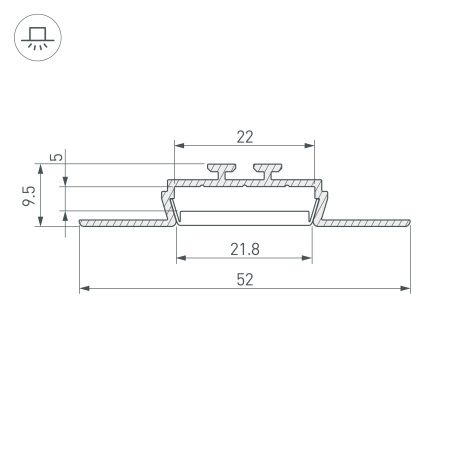 Оборудование Arlight 019185 Профиль KLUS-LOCK-FM-2000 ANOD (Arlight, Алюминий) по выгодной цене. Купить в Москве со скидкой.