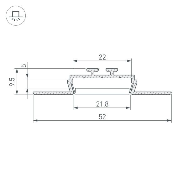 Оборудование Arlight 019185 Профиль KLUS-LOCK-FM-2000 ANOD (Arlight, Алюминий) по выгодной цене. Купить в Москве со скидкой.