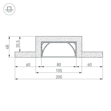 Оборудование Arlight 022266 Гипсокартонный Модуль ARL-LINE-80-2000 (ГКЛ 12.5мм) (Arlight, -) по выгодной цене. Купить в Москве со скидкой.