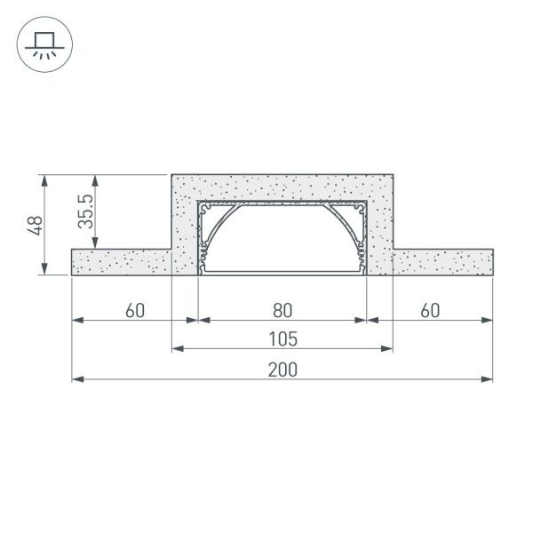 Оборудование Arlight 022266 Гипсокартонный Модуль ARL-LINE-80-2000 (ГКЛ 12.5мм) (Arlight, -) по выгодной цене. Купить в Москве со скидкой.