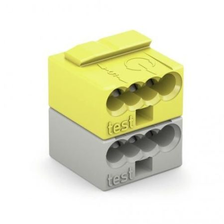 Zennio Клеммник KNX WAGO 243-212, желто-белый ZN1AC-243-212