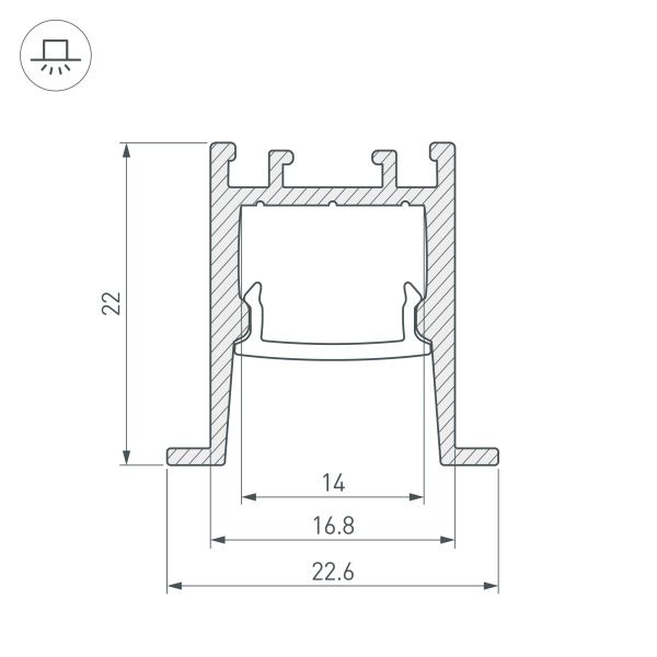 Оборудование Arlight 031771 Профиль SL-COMFORT-2322-F-2000 ANOD BLACK (Arlight, Алюминий) по выгодной цене. Купить в Москве со скидкой.