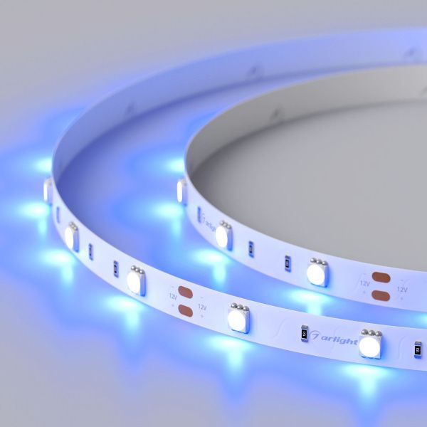 Оборудование Arlight 010592 Светодиодная лента RT 2-5000 12V Blue (5060, 150 LED, LUX) (Arlight, 7.2 Вт/м, IP20) по выгодной цене. Купить в Москве со скидкой.